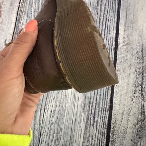 Vintage 90’s Dr. Marten’s 8312 Brown Leather Lace Up Chunky Shoes - Picture 10 of 10